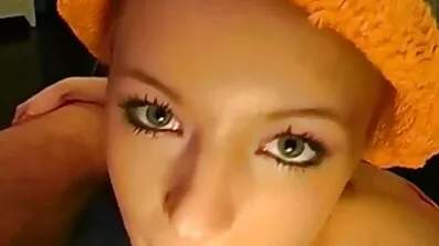 Smuk Brunette frække sexfilm Eveline Dellai forbavset porno agent ønske
